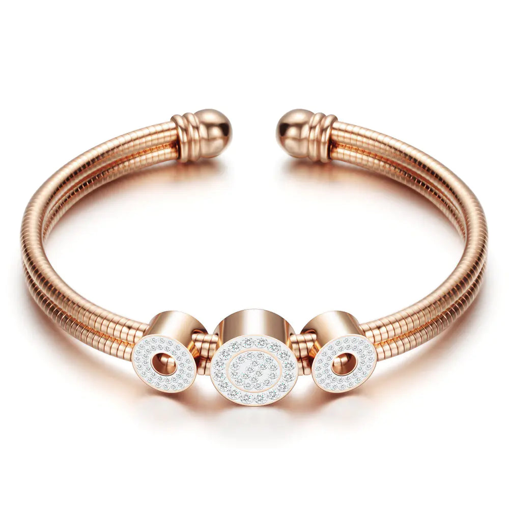 Diamond Snake Chain Bracelet for Women