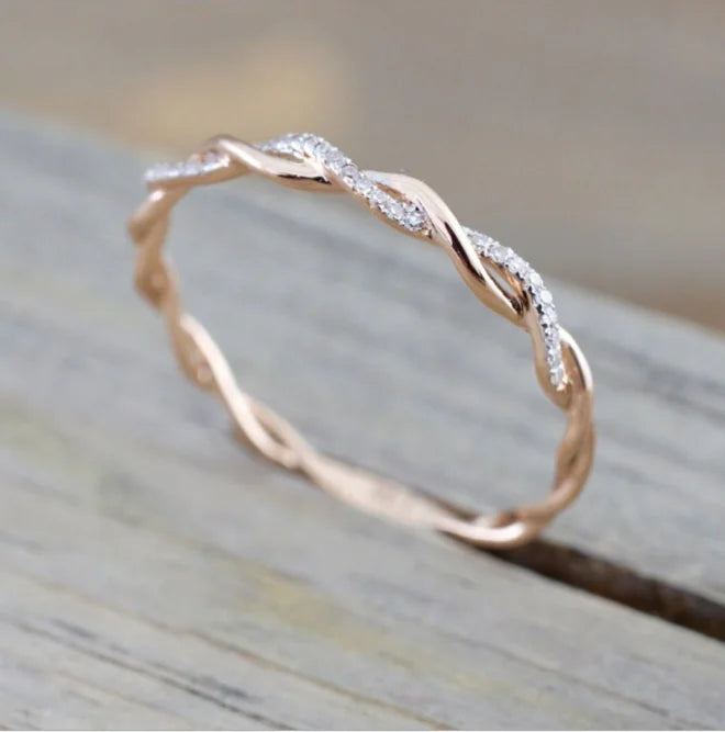 Twisted Rope Bridal Ring