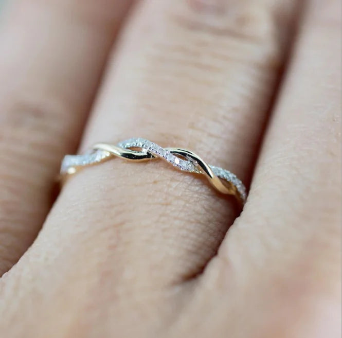 Twisted Rope Bridal Ring