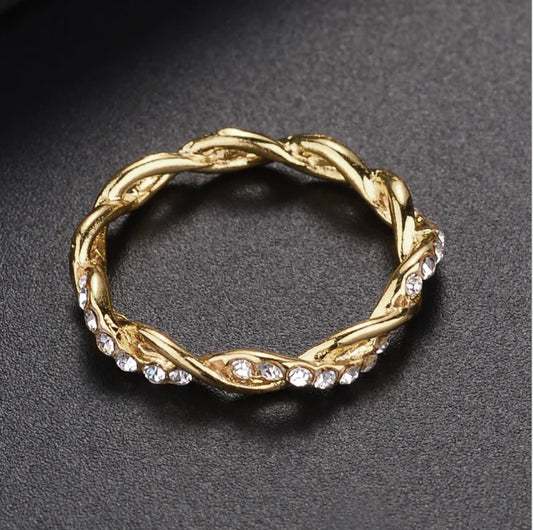 Twisted Rope Bridal Ring
