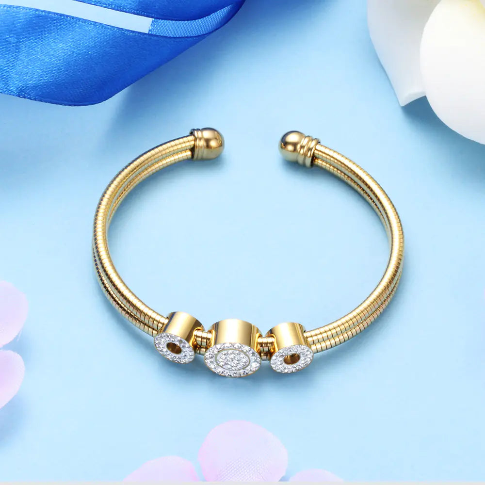 Diamond Snake Chain Bracelet for Women